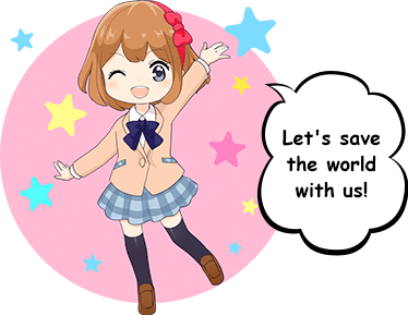 Let's save the world with us!